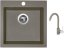 Set Sinks VIVA 455 Truffle + baterie Sinks MIX 35 Truffle