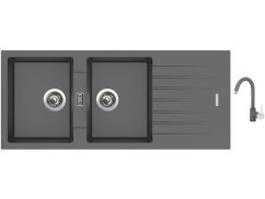 Set Sinks PERFECTO 1160 DUO Titanium + batéria Sinks MIX 35 Titanium