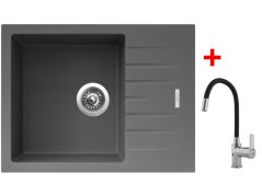 Sinks PERFECTO 650 Titanium + Flexia