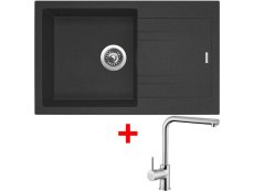 Set Sinks Linea 780 Granblack + Elka