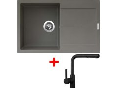 Sinks ULTIMA 790 Truffle + ENIGMA S čierná matná