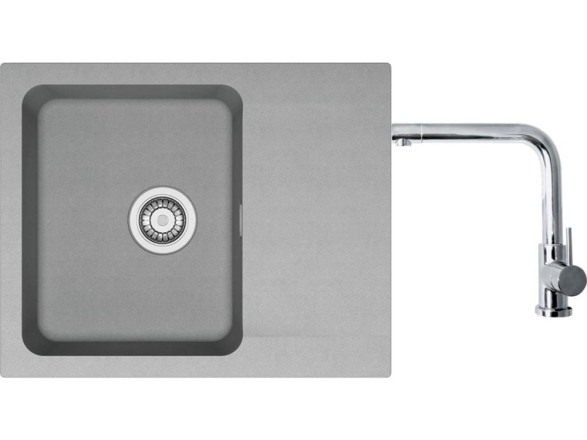 Set Franke OID 611-62 Tectonite Šedá + baterie Franke FN 0143 Chrom