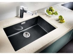 Granitový drez Blanco SUBLINE 700 U béžová champagne s tiahlom