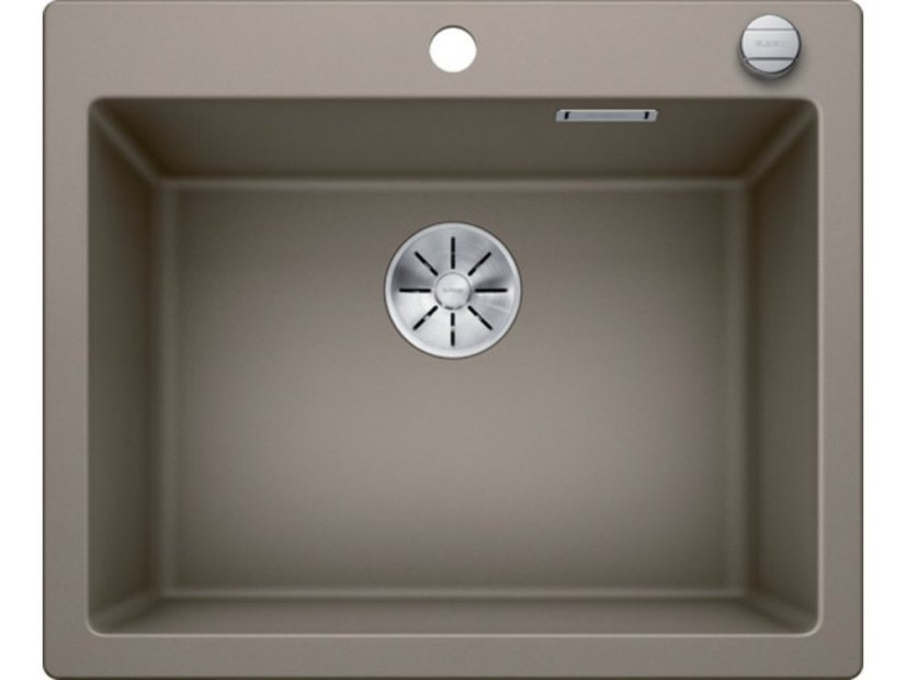 Granitový drez Blanco PLEON 6 InFino tartufo s excentrom
