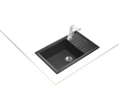 Granitový dřez Teka STONE 60 S-TG 1B 1D Asfalt