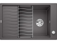 Granitový drez Blanco ELON XL 6 S-F InFino sivá skala s excentrom, príslušenstvo