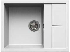 Granitový drez Elleci Unico 125 Biela G68 Granitový drez Elleci Unico 125 Biela G68