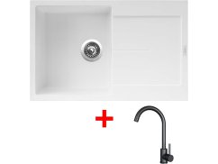 Sinks ULTIMA 790 Milk + ARCO černá matná Sinks ULTIMA 790 Milk + ARCO černá matná