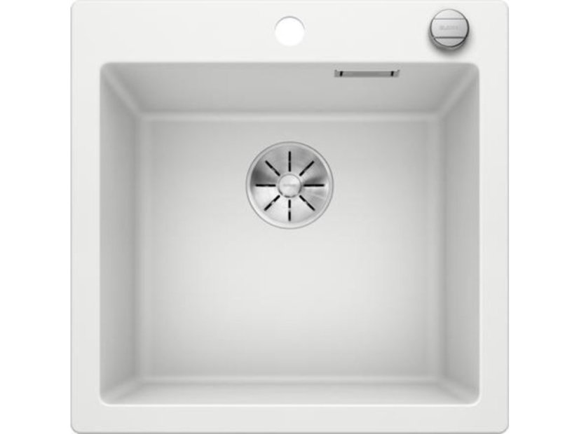 Granitový drez Blanco PLEON 5 InFino biela s excentrom