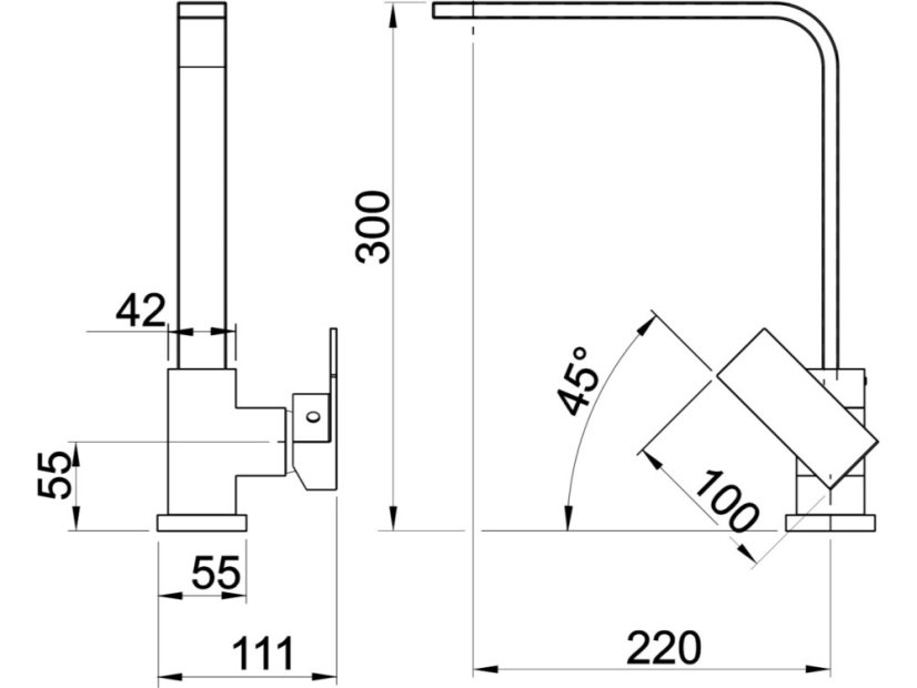 Drezová batéria Edge chróm 36713.0