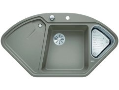 Granitový drez Blanco DELTA II InFino tartufo s excentrom