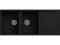Granitový drez Elleci Unico 500 Full Black G40