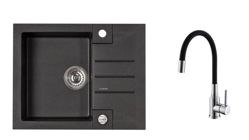 Set Alveus Rock 30/91+ baterie Mintas black/chrom