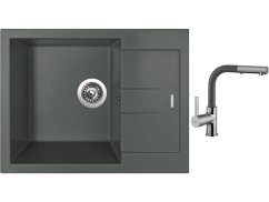 Set Sinks AMANDA 650 Titanium + baterie Sinks ENIGMA S Titanium