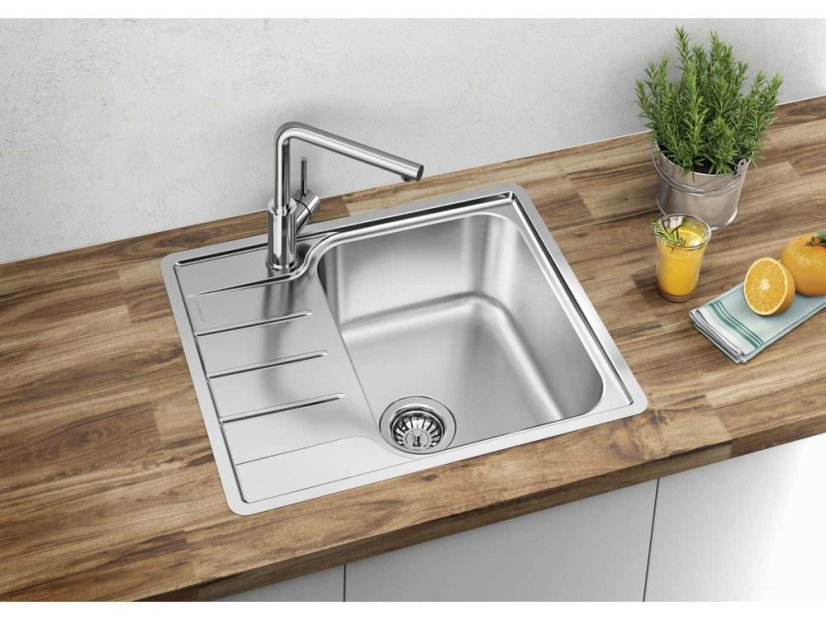 Nerezový dřez Blanco LEMIS 45 S-IF Mini nerez kartáčovaný