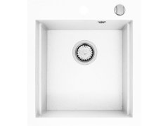 Granitový drez Pyramis Siros 47 x 51,5 Biela