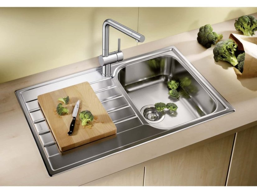 Nerezový dřez Blanco LIVIT 45 S Salto realizace2