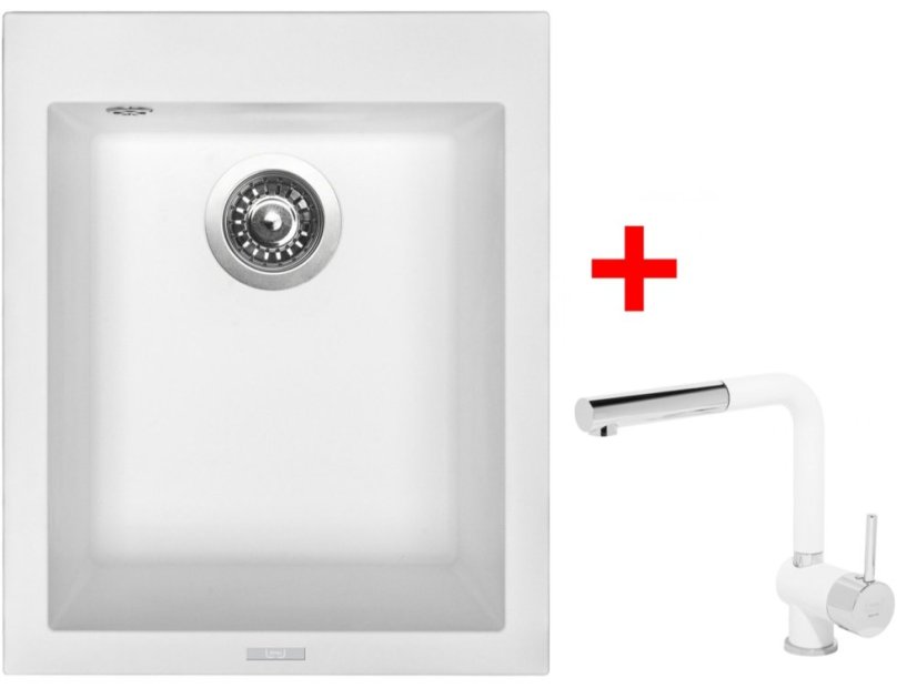 Set Sinks Cube 410 Milk + Mix 3 P GR