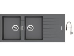 Set Sinks PERFECTO 1160 DUO Titanium + baterie Sinks MIX 35 PROF S chro