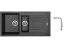 Set Sinks PERFECTO 1000.1 Metalblack + baterie Sinks SLIM S2 kartáčovan