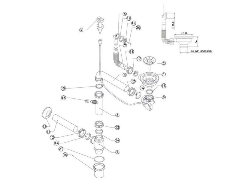 Teka ovládanie výpuste SP