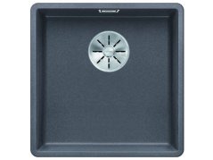 Granitový drez Blanco SUBLINE 400 F InFino sivá skala bez tiahla