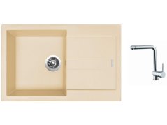 Set Sinks AMANDA 780 Sahara + batéria Sinks MIX 3 chróm