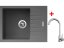 Sinks PERFECTO 650 Titanium + ARCO celonerezová