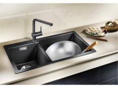 Granitový dřez Blanco PLEON 9 bílá, pravý