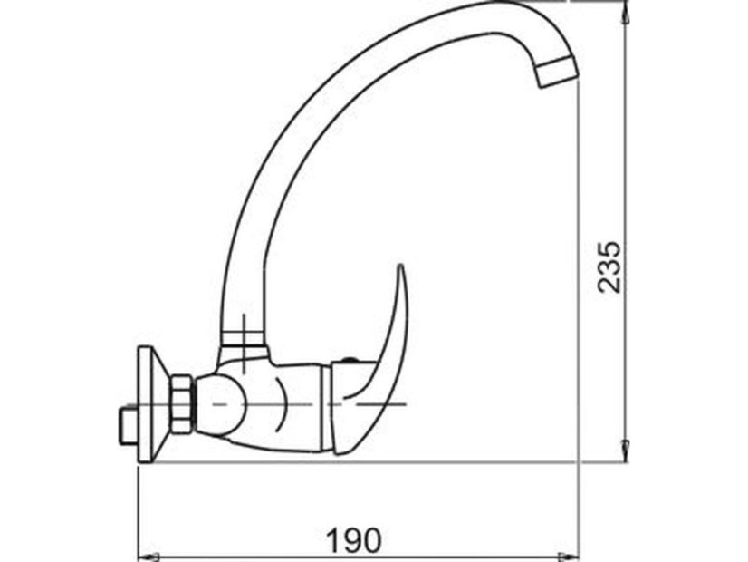 Drezová batéria 100 mm Metalia 55 chróm