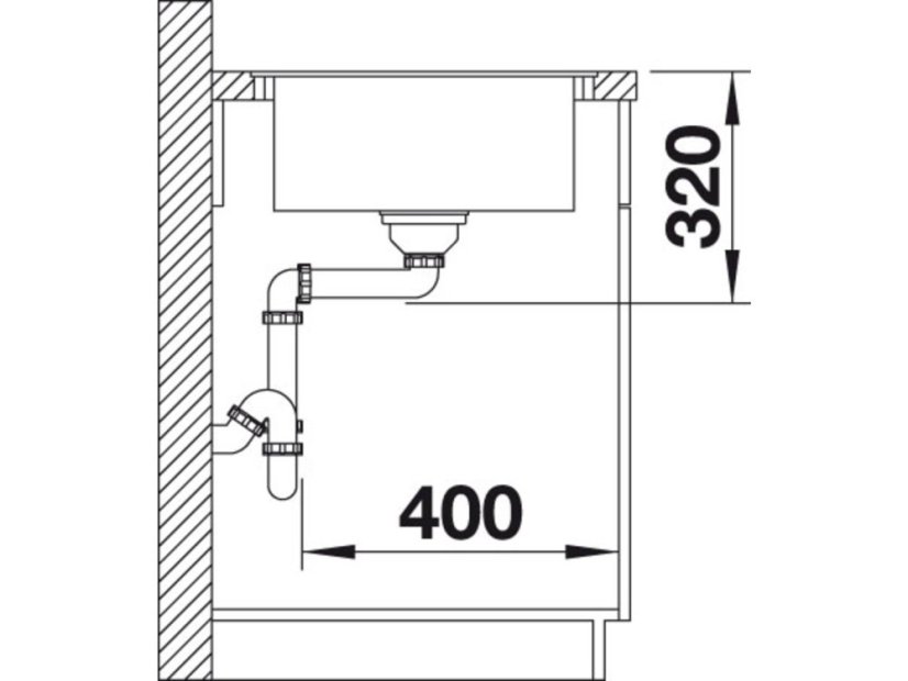 Granitový drez Blanco ELON XL 6 S-F InFino sivá skala s excentrom, príslušenstvo