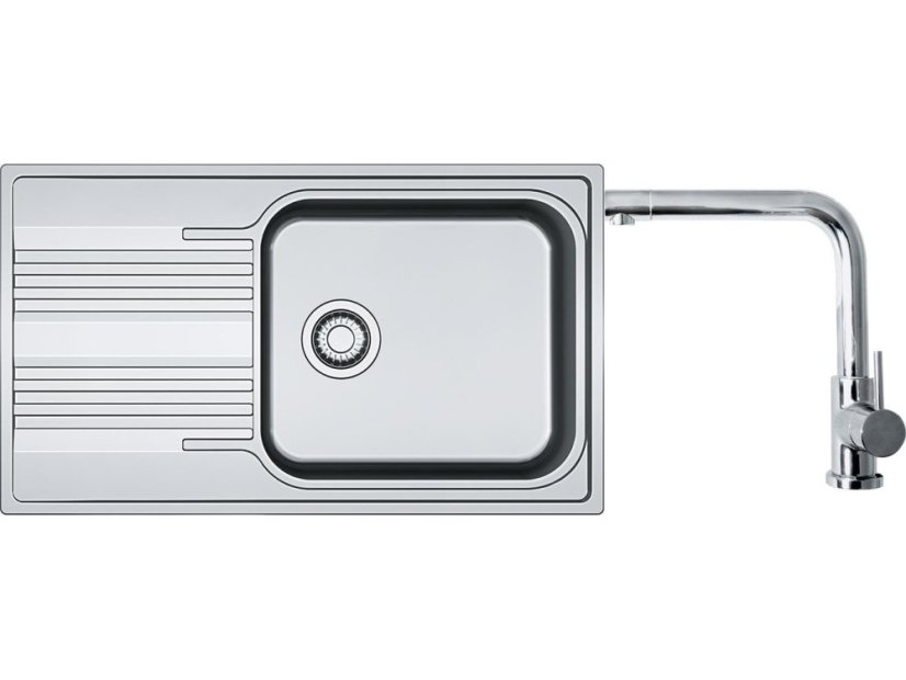 Set Franke SRX 611-86 LB Nerez + baterie Franke FN 0143 Chrom