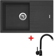 Set Sinks Linea 780 N Granblack + batéria Polo GR