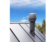 Střešní průchodka pro plech rovný hnědá