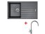 Set Sinks Perfecto 860 Titanium + Vitalia