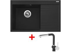 Set Sinks RIM 780 L Metalblack + Mix 3 P GR