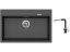 Set Sinks MAXIMO 780 Metalblack + baterie Sinks MIX 3 P Metalblack