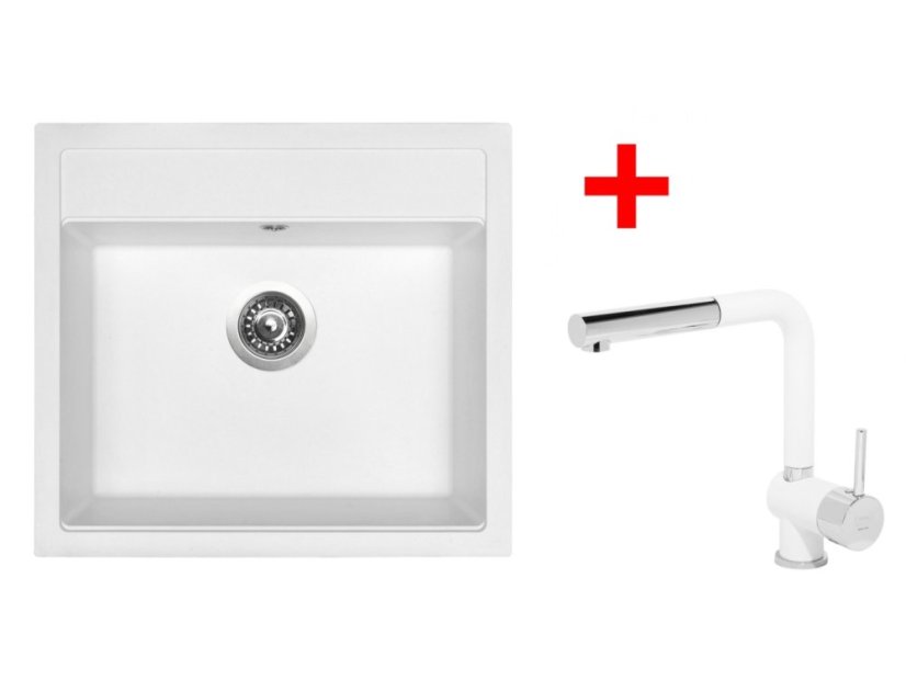 Set Sinks SOLO 560 Milk + Mix 3 P GR