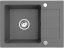 Granitový drez Pyramis Next 62 x 44 1B 1D Šedá