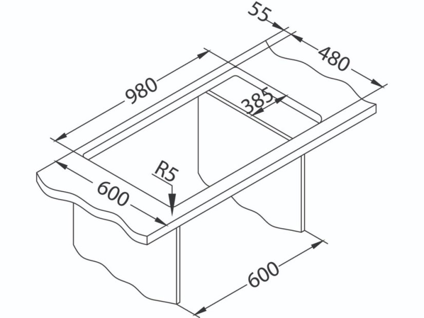 Granitový dřez Alveus Cadit 80 beton 81