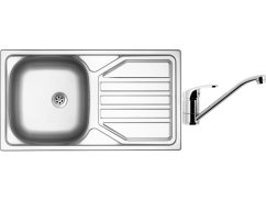 Set Sinks OKIO 780 M matný + batéria Sinks PRONTO chróm