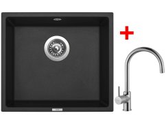 Set Sinks Frame 457 Pureblack + Vitalia