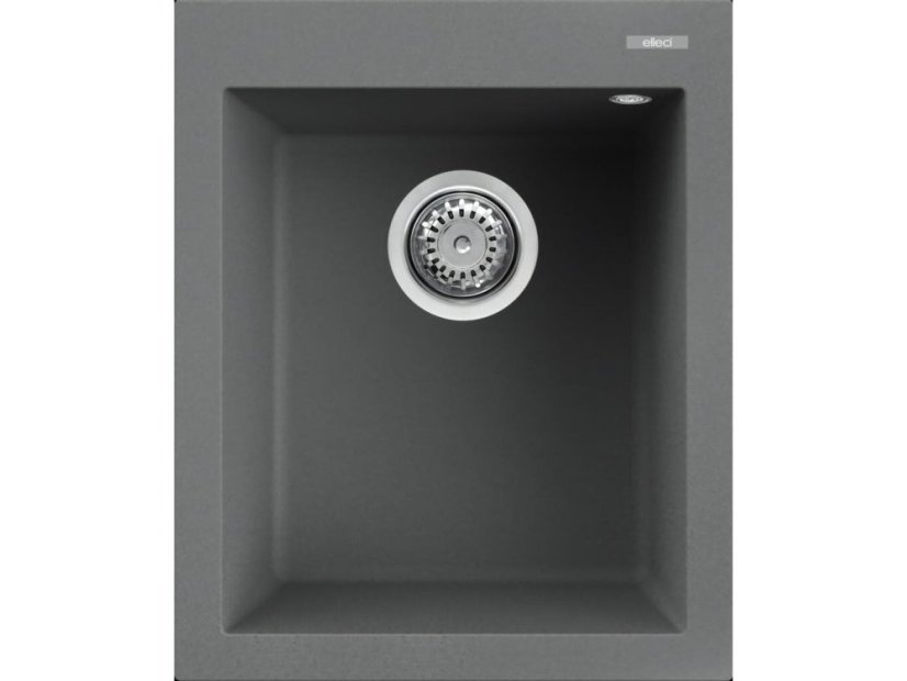 Granitový dřez Elleci Quadra 100 Dark grey K99