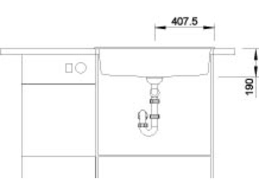 Granitový drez Blanco DALAGO 8 káva s excentrom