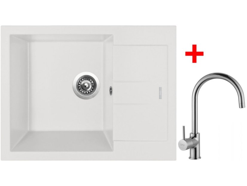 Sinks AMANDA 650 Milk + Vitalia