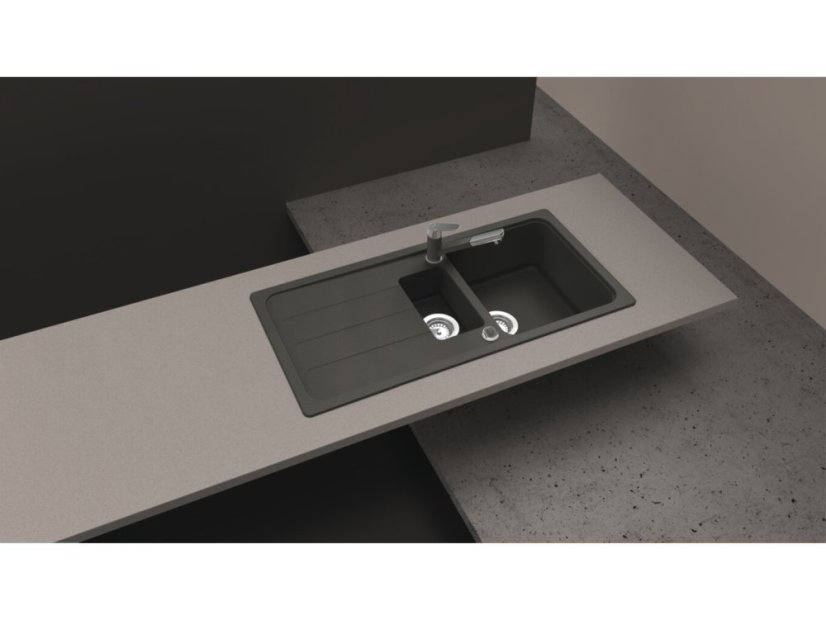 Granitový drez Schock Formhaus D-150L-A Onyx
