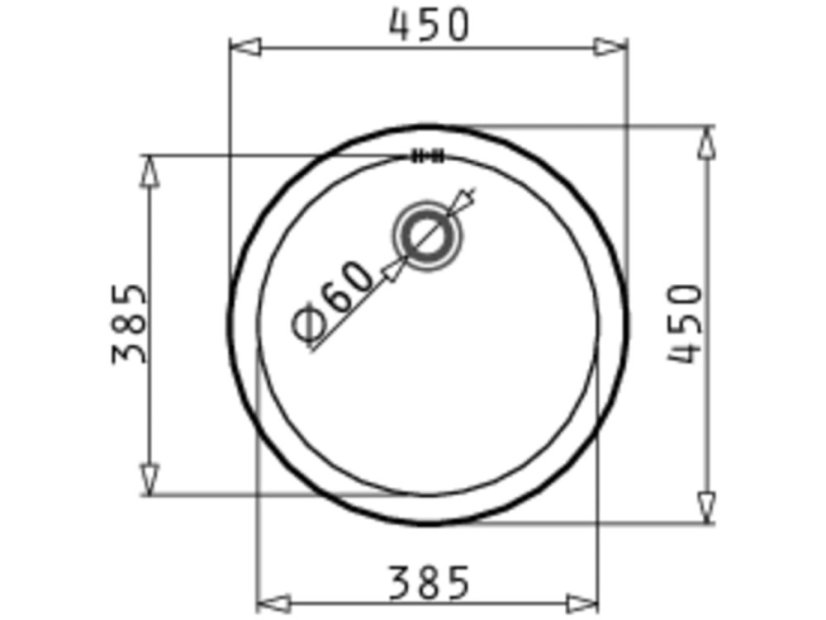 Nerezový dřez Pyramis CR 1 1/2