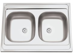 Nerezový dřez Sinks CLP-A 800 DUO