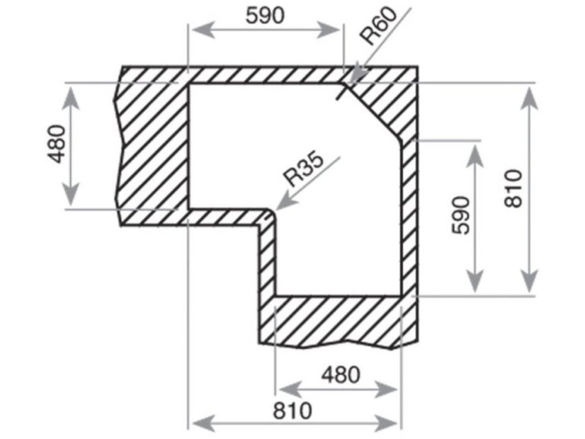 Nerezový rohový dřez Teka Angular 2B X