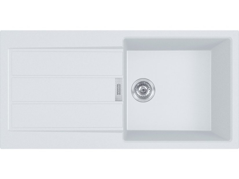 Tectonitový dřez Franke S2D 611-100 Bílá